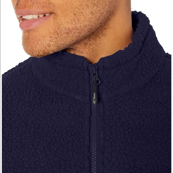 Mens Amazon Essentials Sherpa Jacket Sz Small - Picture 3 of 4